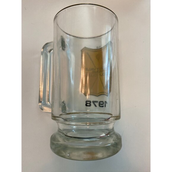 Vintage 1978 SUNNYVALE Men’s GOLF Club Glass Beer Stein Mug Rare MINT - Picture 2 of 3